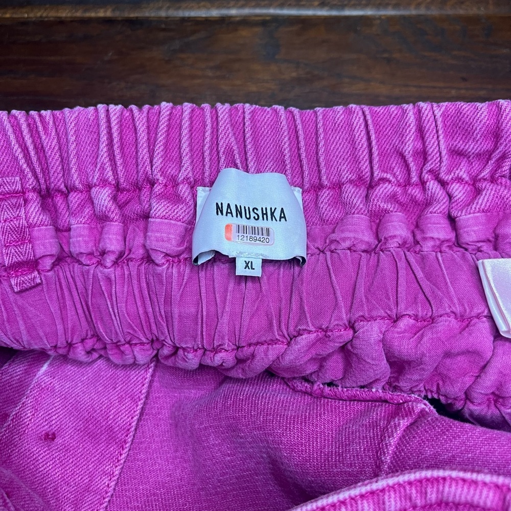 Nanushka • Strapless Dark Pink Denim Dress • Size XL • 🩷 - Picture 3 of 6